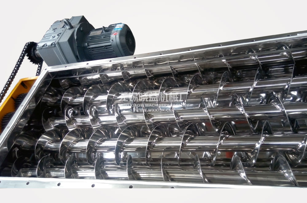 怎样清理螺旋输送机残留物料？